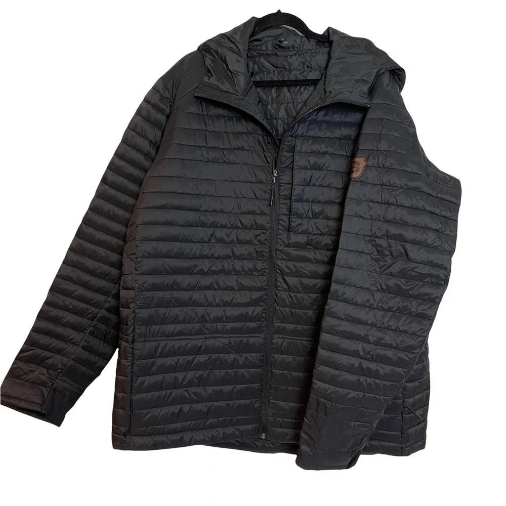 Be Boundless Men's Soft Touch Full Zipper Hooded Jacket Long Sleeve Size XXL